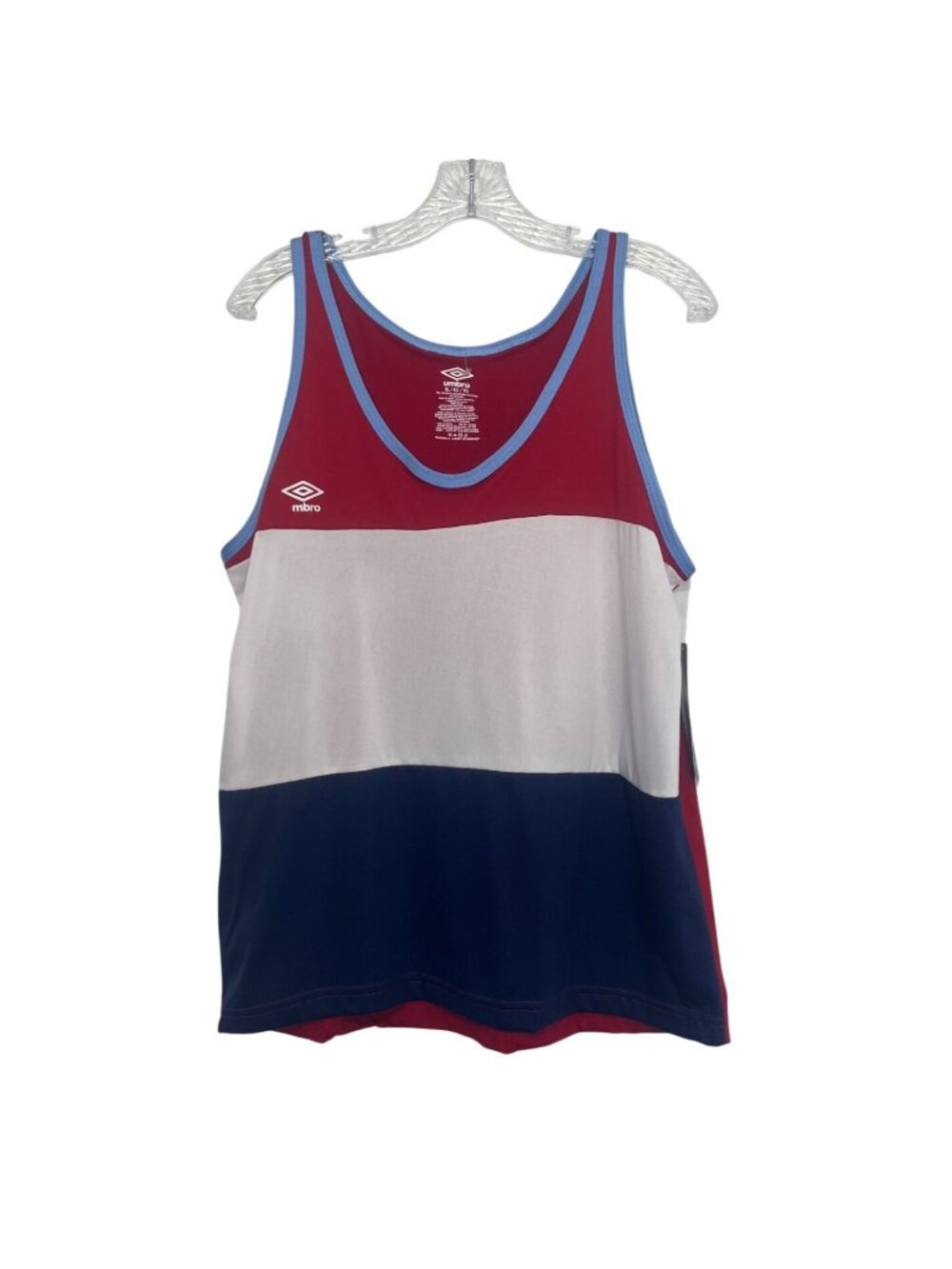 Umbro‎ Colorblock Loungewear Tank Top XL Red White Blue New